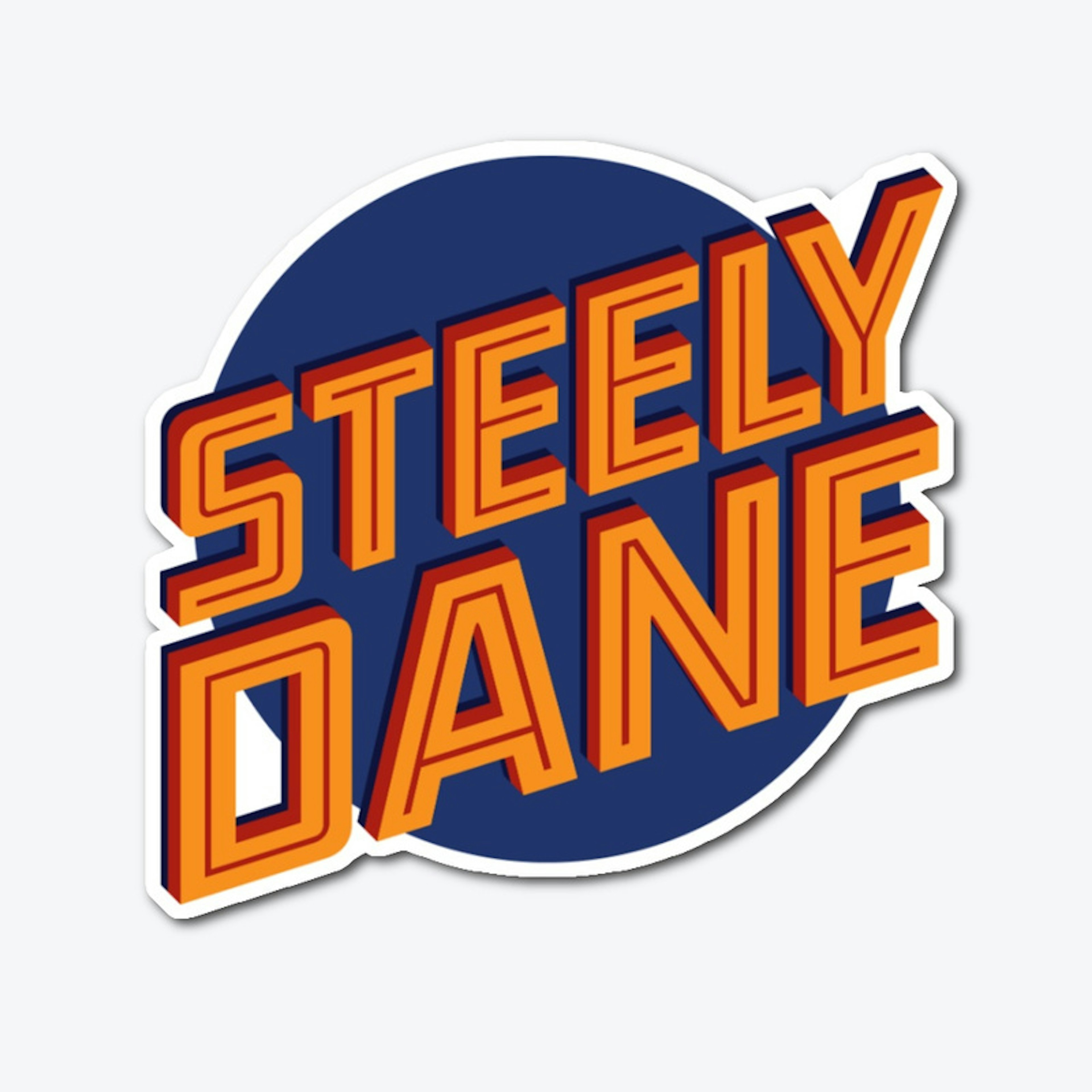 Steely Dane Die Cut Sticker